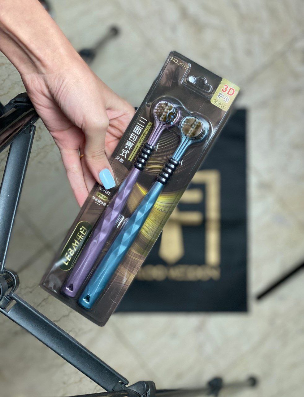 مسواک ۳ بعدی