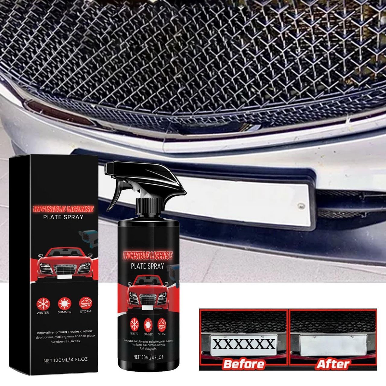 اسپری نامرئی کننده‌ی پلاک